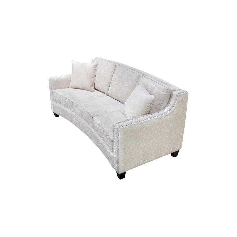 Elite Sofa Designs Carlos Stationary Fabric Sofa Carlos Sofa - Vogue Pearl IMAGE 4
