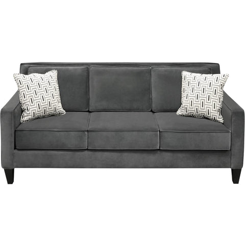  Elite Sofa Designs Bellevue Stationary Fabric Sofa Bellevue Sofa - Oakley Charcoal IMAGE 1