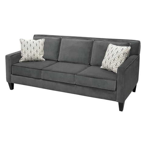  Elite Sofa Designs Bellevue Stationary Fabric Sofa Bellevue Sofa - Oakley Charcoal IMAGE 2