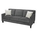 Elite Sofa Designs Bellevue Stationary Fabric Sofa Bellevue Sofa - Oakley Charcoal IMAGE 2