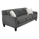 Elite Sofa Designs Bellevue Stationary Fabric Sofa Bellevue Sofa - Oakley Charcoal IMAGE 3