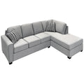 Elite Sofa Designs Holyfield Fabric 2 pc Sectional Holyfield 2 pc Sectional - Teamwork Aluminium IMAGE 2