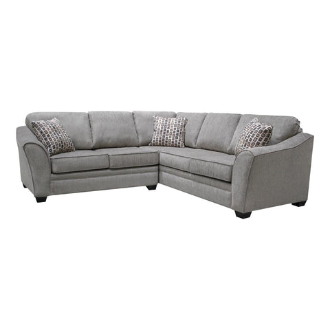  Elite Sofa Designs Tyson Fabric 3 pc Sectional Tyson 3 pc Sectional - Eli Graphite IMAGE 1