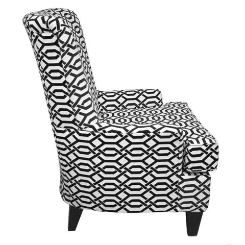  Elite Sofa Designs Felix Stationary Fabric Chair Felix Chair - Naxos Navy IMAGE 4