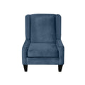 Elite Sofa Designs Enzo Stationary Fabric Chair Enzo Wing Chair - Musone Aqua IMAGE 1
