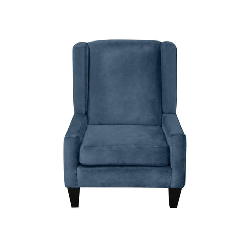  Elite Sofa Designs Enzo Stationary Fabric Chair Enzo Wing Chair - Musone Aqua IMAGE 1