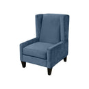 Elite Sofa Designs Enzo Stationary Fabric Chair Enzo Wing Chair - Musone Aqua IMAGE 2