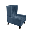  Elite Sofa Designs Enzo Stationary Fabric Chair Enzo Wing Chair - Musone Aqua IMAGE 3
