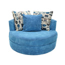 Elite Sofa Designs Lennox Swivel Fabric Chair Lennox Swivel Chair - Bubble Teal IMAGE 1