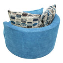 Elite Sofa Designs Lennox Swivel Fabric Chair Lennox Swivel Chair - Bubble Teal IMAGE 2