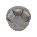  Elite Sofa Designs Lennox Swivel Fabric Chair Loop Swivel Chair - Bubble Charcoal IMAGE 5