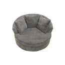 Elite Sofa Designs Lennox Swivel Fabric Chair Loop Swivel Chair - Bubble Charcoal IMAGE 6