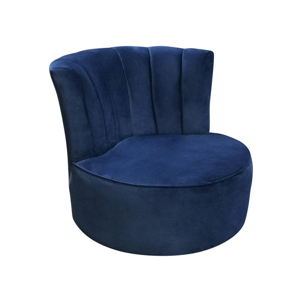 Elite Sofa Designs Marlo Swivel Fabric Chair Marlo Swivel Chair - Franklin Midnight IMAGE 1