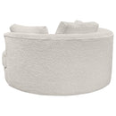 Elite Sofa Designs Nest Swivel Fabric Chair Nest Swivel Chair - Sheepskin Natural IMAGE 3