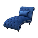 Elite Sofa Designs Beverly Fabric Chaise Beverly Chaise - Franklin Midnight IMAGE 1