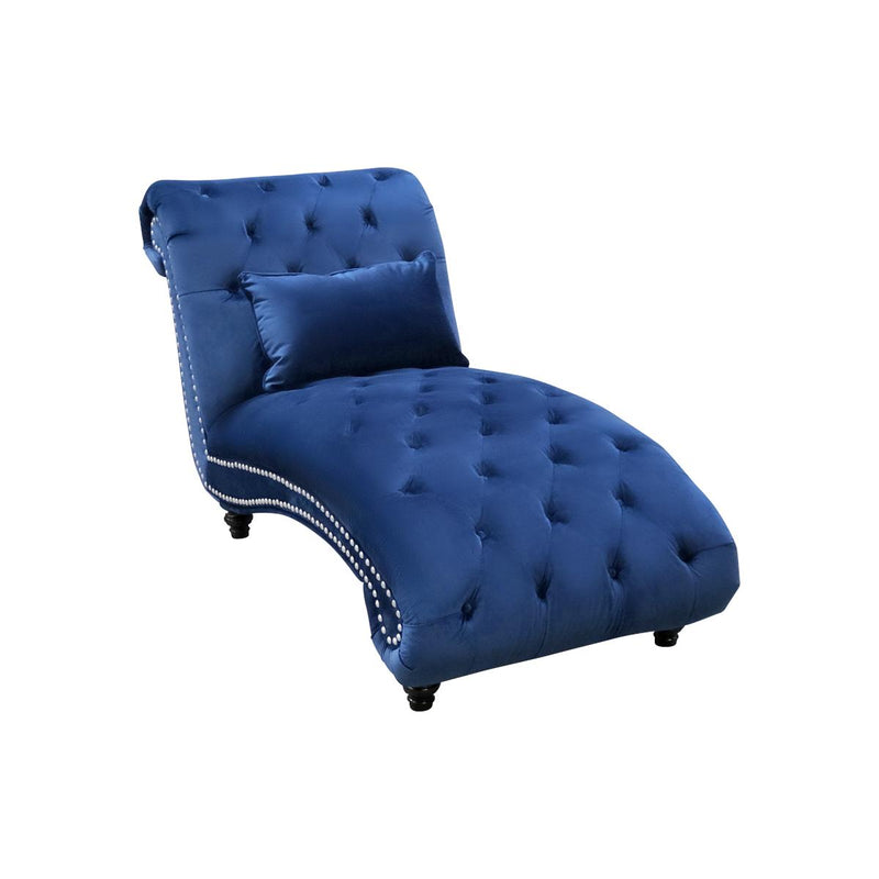 Elite Sofa Designs Beverly Fabric Chaise Beverly Chaise - Franklin Midnight IMAGE 4