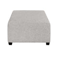  Elite Sofa Designs Square Block Fabric Ottoman Square Block Ottoman - Teamwork Aluminium IMAGE 1