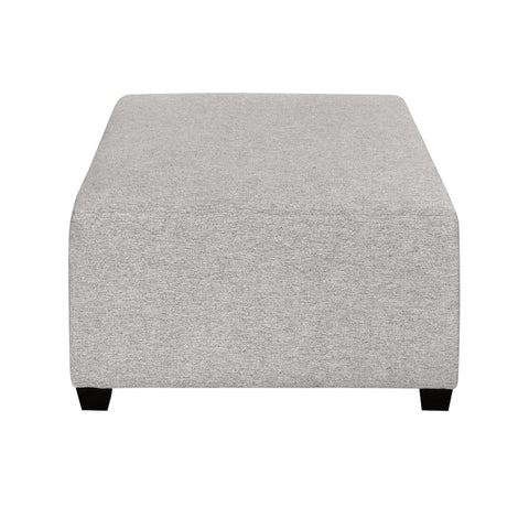  Elite Sofa Designs Square Block Fabric Ottoman Square Block Ottoman - Teamwork Aluminium IMAGE 1