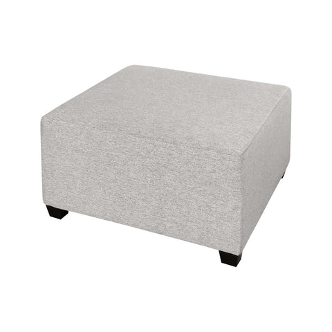  Elite Sofa Designs Square Block Fabric Ottoman Square Block Ottoman - Teamwork Aluminium IMAGE 2