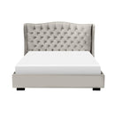 Elite Sofa Designs Catalina Queen Upholstered Panel Bed Catalina Queen Panel Bed - Musone Smoke IMAGE 1
