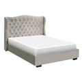  Elite Sofa Designs Catalina Queen Upholstered Panel Bed Catalina Queen Panel Bed - Musone Smoke IMAGE 3