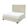  Elite Sofa Designs Gracie Queen Upholstered Panel Bed Gracie Queen Panel Bed - Mystere Dove IMAGE 2