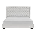  Elite Sofa Designs Panama Queen Upholstered Panel Bed Panama Queen Panel Bed - Everglade Ivory IMAGE 1