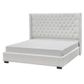  Elite Sofa Designs Panama Queen Upholstered Panel Bed Panama Queen Panel Bed - Everglade Ivory IMAGE 2