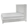  Elite Sofa Designs Panama Queen Upholstered Panel Bed Panama Queen Panel Bed - Everglade Ivory IMAGE 4