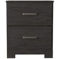  Signature Design by Ashley Belachime B2589-92 Two Drawer Night Stand IMAGE 1