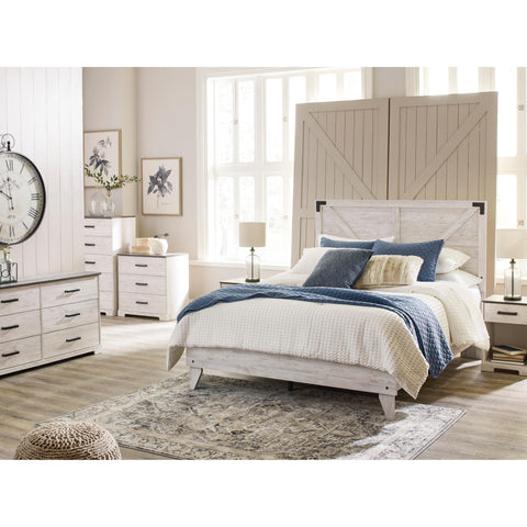  Signature Design by Ashley Shawburn EB4121B1 Queen Crossbuck Panel Platform Bed IMAGE 7