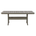 Signature Design by Ashley Visola P802-625 Rectangular Dining Table with Umbrella Option IMAGE 2