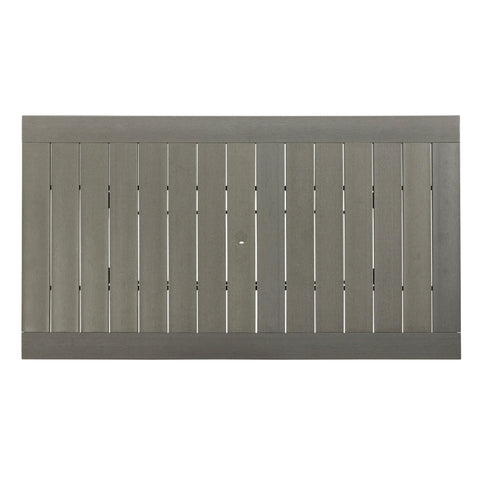  Signature Design by Ashley Visola P802-625 Rectangular Dining Table with Umbrella Option IMAGE 4