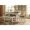  Signature Design by Ashley Bolanburg D647-09 Double Counter Upholstered Bench IMAGE 10