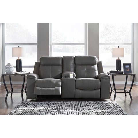 Signature Design by Ashley Jesolo 8670594C Double Reclining Loveseat with Console IMAGE 3