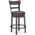  Signature Design by Ashley Caitbrook D388-224 Upholstered Swivel Barstool IMAGE 1