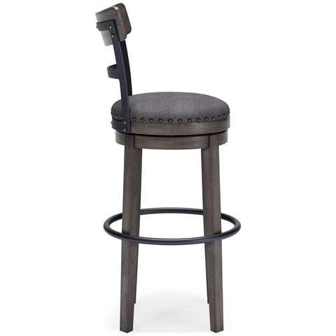  Signature Design by Ashley Caitbrook D388-230 Tall Upholstered Swivel Barstool IMAGE 3