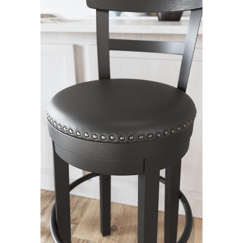  Signature Design by Ashley Valebeck D546-630 Tall Upholstered Swivel Barstool IMAGE 5