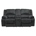  Signature Design by Ashley Draycoll 7650494C Double Reclining Loveseat with Console IMAGE 1