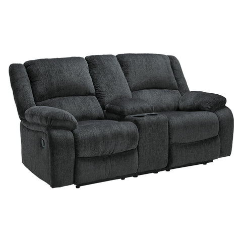  Signature Design by Ashley Draycoll 7650494C Double Reclining Loveseat with Console IMAGE 2