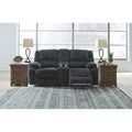  Signature Design by Ashley Draycoll 7650494C Double Reclining Loveseat with Console IMAGE 6
