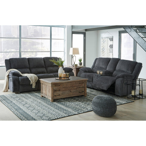  Signature Design by Ashley Draycoll 7650496C Double Reclining Power Loveseat with Console IMAGE 11