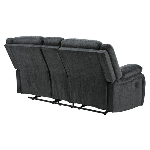  Signature Design by Ashley Draycoll 7650496C Double Reclining Power Loveseat with Console IMAGE 5