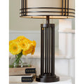  Signature Design by Ashley Hanswell L208294 Metal Table Lamp IMAGE 2