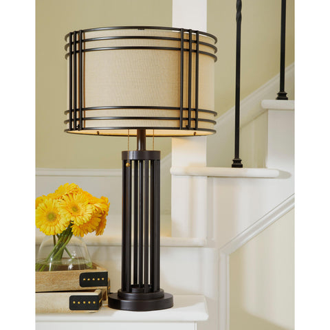  Signature Design by Ashley Hanswell L208294 Metal Table Lamp IMAGE 3