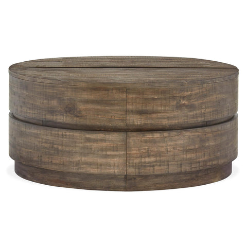  Magnussen Baisden T5194-57 Round Lift Top Cocktail Table with Casters IMAGE 1