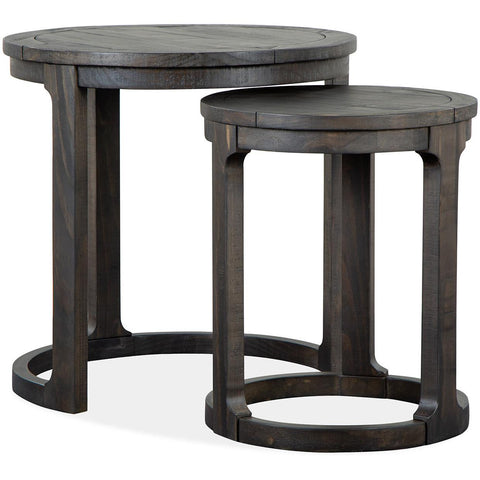  Magnussen Boswell T5263-12 Round Nesting End Table IMAGE 1