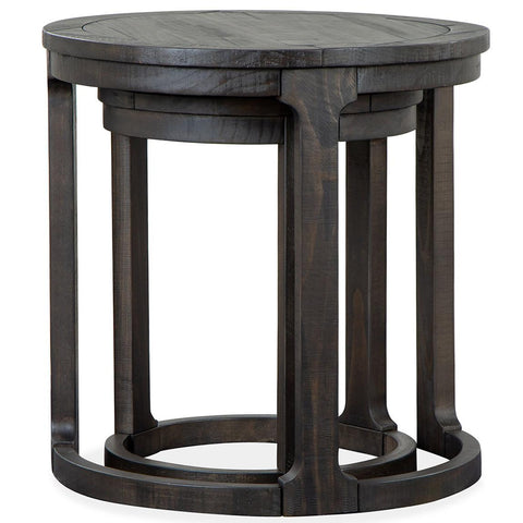  Magnussen Boswell T5263-12 Round Nesting End Table IMAGE 2