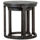 Magnussen Boswell T5263-12 Round Nesting End Table IMAGE 2