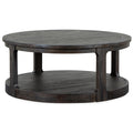  Magnussen Boswell T5263-45 Round Cocktail Table with Casters IMAGE 1